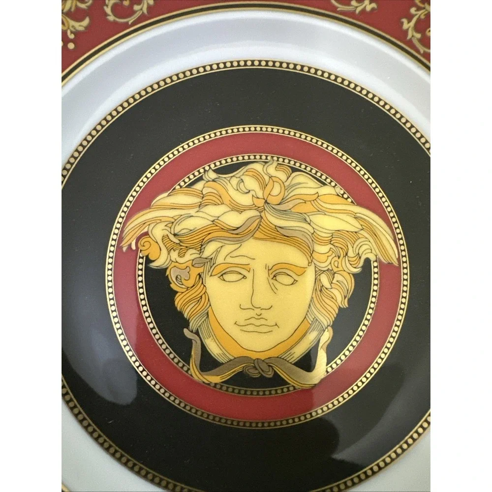 Versace Medusa‎ Bread and Butter plate 7inch w/ Gold Rosenthal Germany